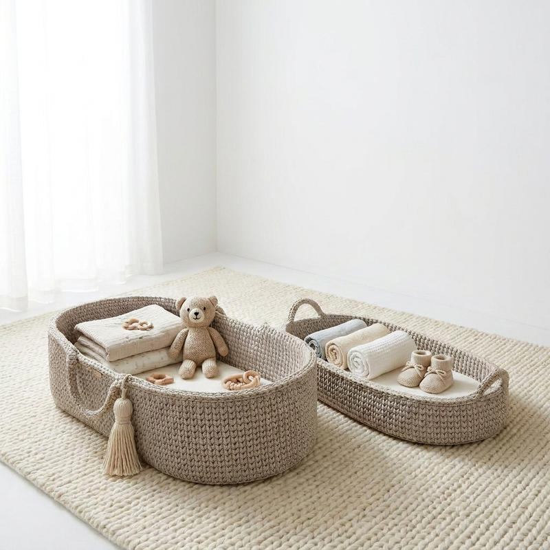 Baby bundle with Moses baskets and changing basket