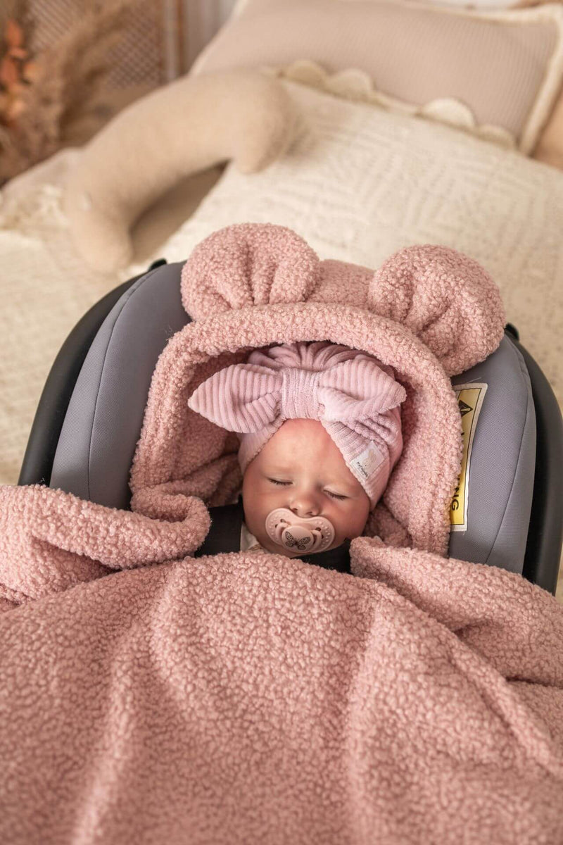 Bouclé & Plush Car Seat Blankets