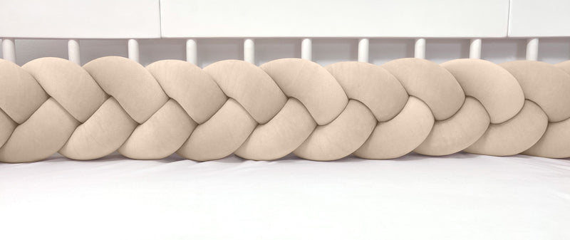 Classic Braided Cot Bumpers – Classic Nursery Plait