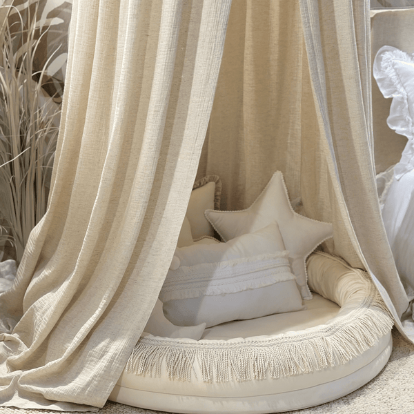 Boho Twist Junior Nest & Playmat – Vanilla | PRE-ORDER