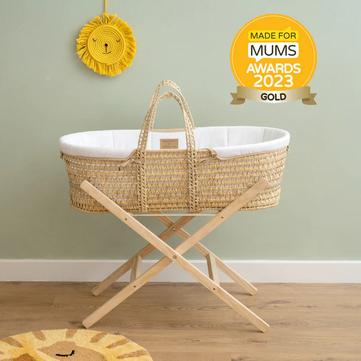 organic palm moses basket