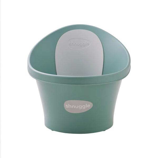 Shnuggle Newborn Baby Bath with Plug - Eucalyptus