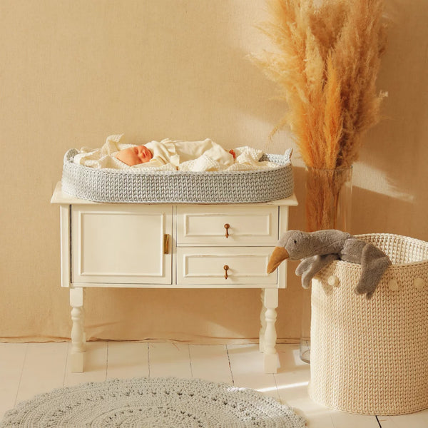 Lil'Things Handmade Crochet Changing Basket