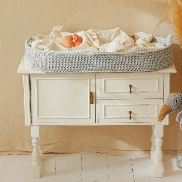 Lil'Things Handmade Crochet Changing Basket