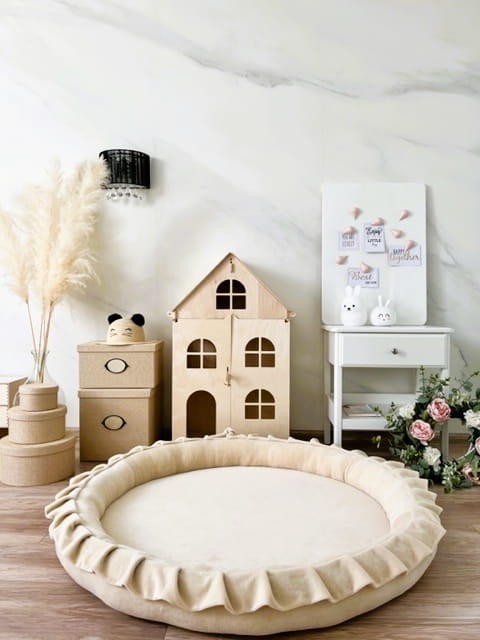 Velvet Padded Baby Nest Playmat (4 colours)