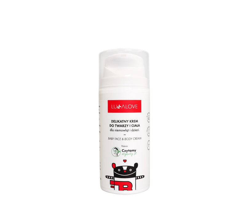 Baby lotion for face & body Cosmetics Lullalove UK 